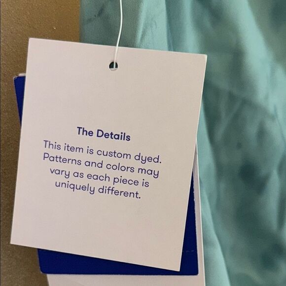 JoyLab High-Rise Blue Tie-Dye Leggings (7/8 Length) NWT - Picture 6 of 9